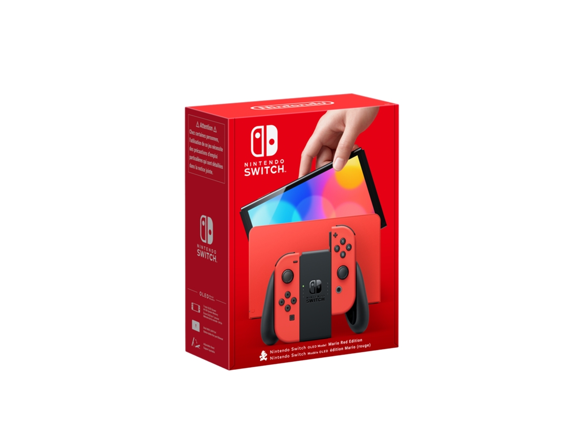 Consola Nintendo Switch OLED Edición Mario (64 GB - Roja)