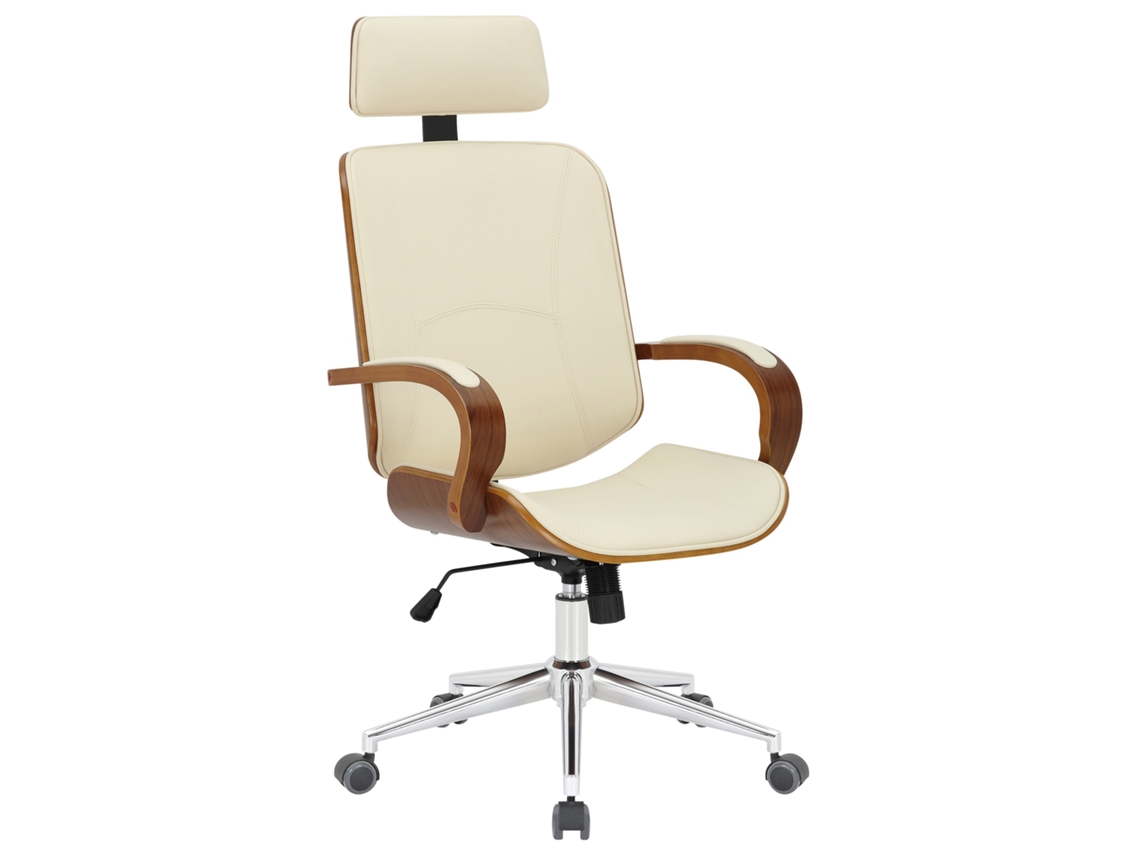 Silla De Oficina Dayton walnuss/creme CLP