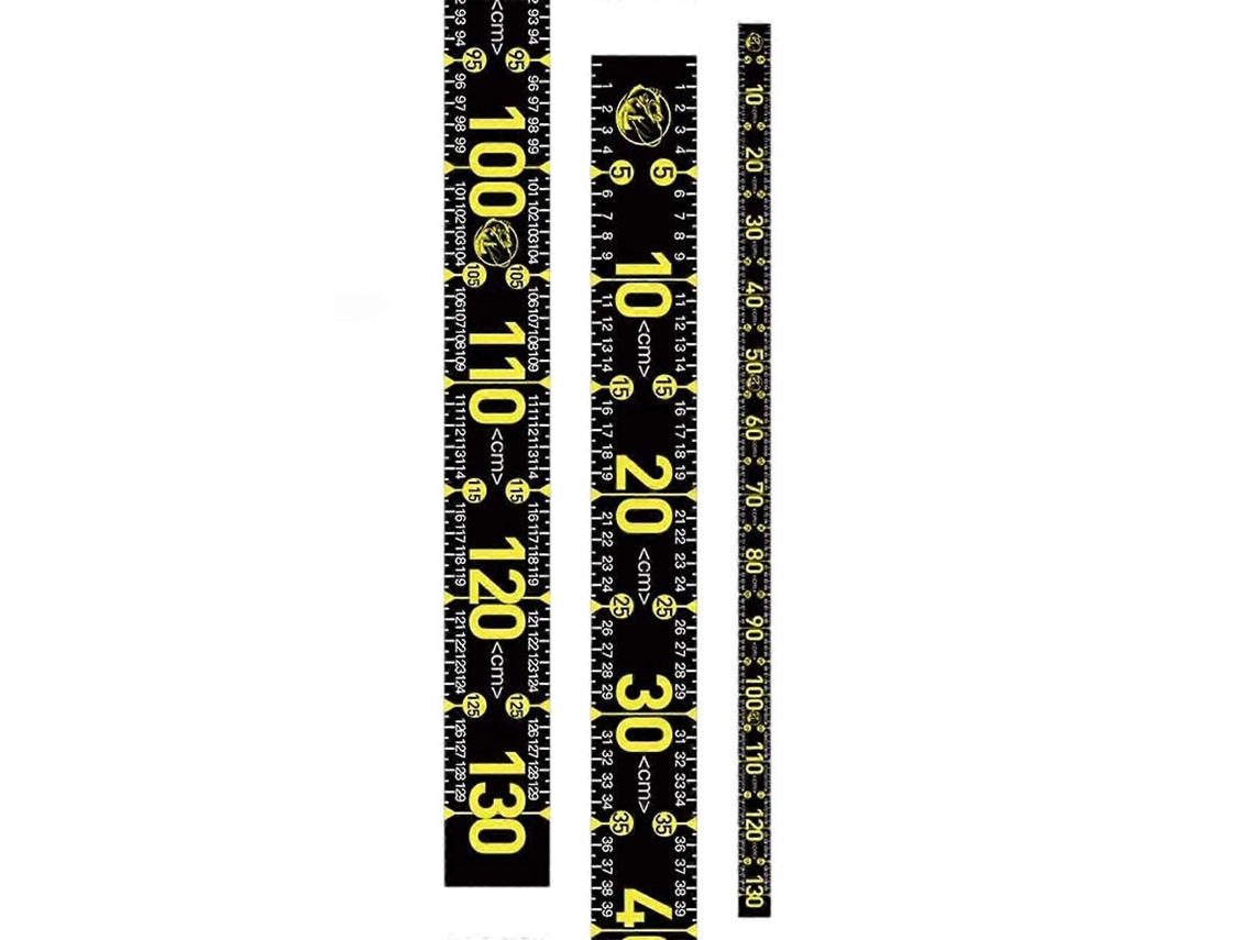 Cinta métrica adhesiva para pesca, 130 cm, herramienta esencial para pescadores. Rosewell (51 pulgadas)