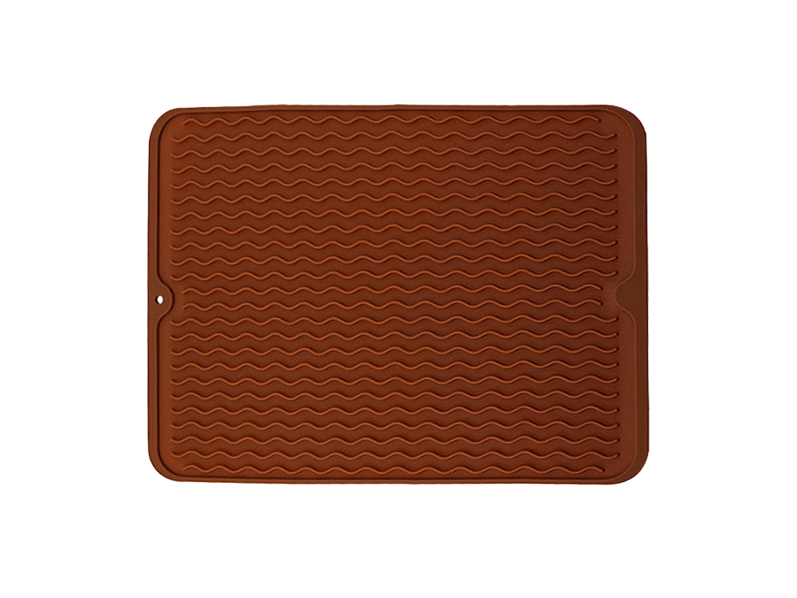 Tapete de silicona para secar platos, multiusos, fácil de limpiar, ecológico y resistente al calor Kofihety