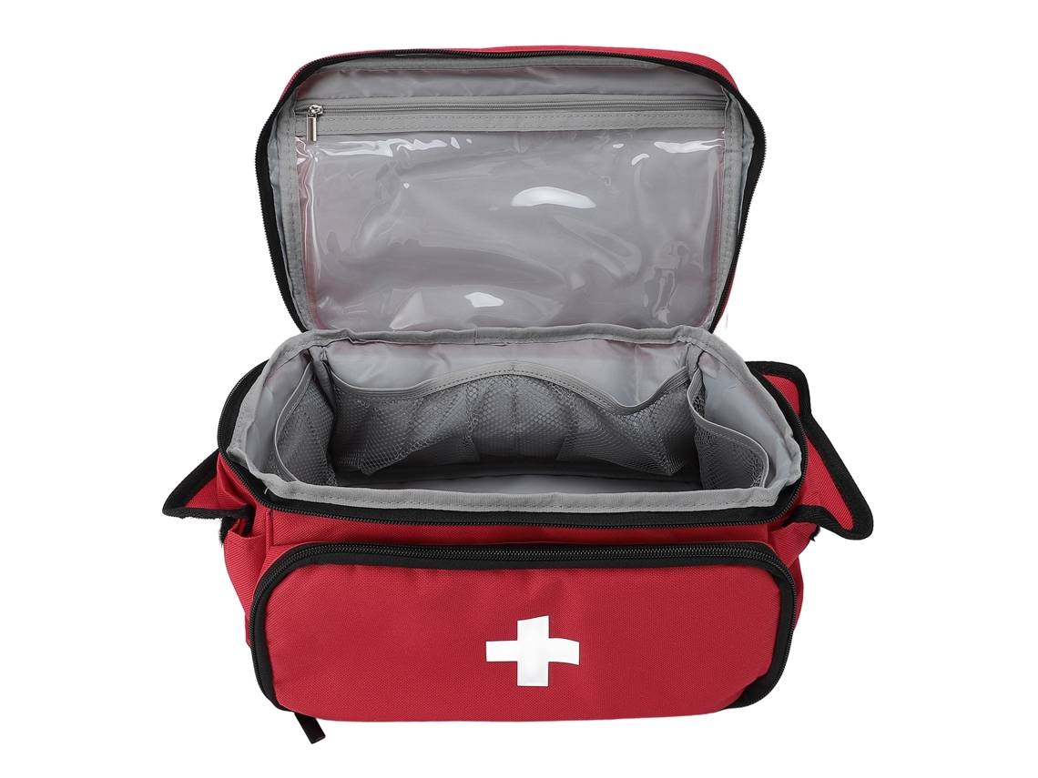 Bolsa De Armazenamento De Medicamentos Oxford Resistente À Água Com Zíper Duplo Grande Capacidade Portátil