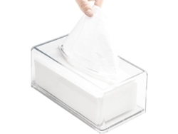 2026-31750-caja De Papel Higiénico De Acrílico Transparente Rectangular Para Baño Hogar Oficina