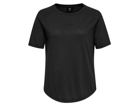 Camiseta para Mujer HUMMEL Vanja Negro para Fitness (L)