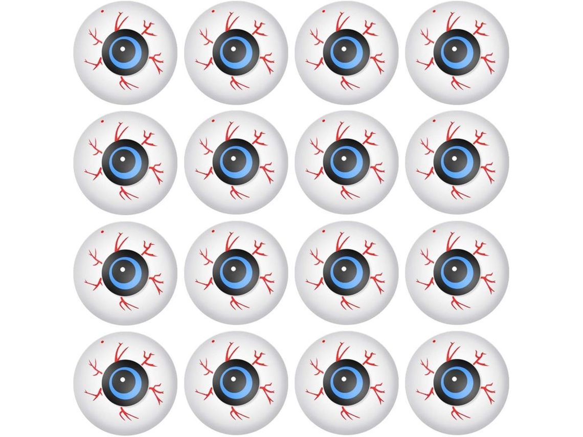 20 Piezas De Ojos De Plástico De Terror Para Halloween Para Decorar Una Fiesta De Miedo.