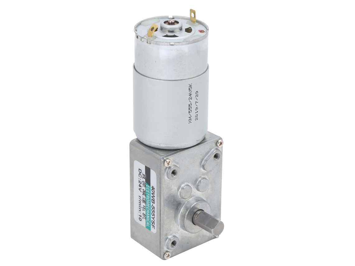 Motor de Engrenagem de Minhoca 24v Alta Torção S/MARCA