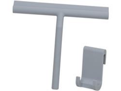 Té, Vidrio, Para Cocina, 1 Juego De Práctico Limpiacristales De Silicona Gris Con Gancho Para Remover Y