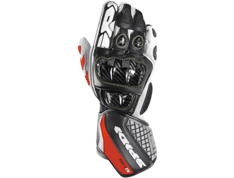 Guantes Unisex SPIDI Carbo Kangaroo Multicolor para Motociclismo (S)