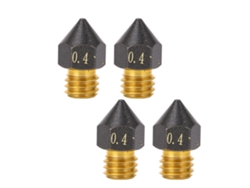 4 Boquillas Extruder 3d Cobre Ptfe 0.4mm Para Ender-3 Ender-3 Pro Impresora 3d