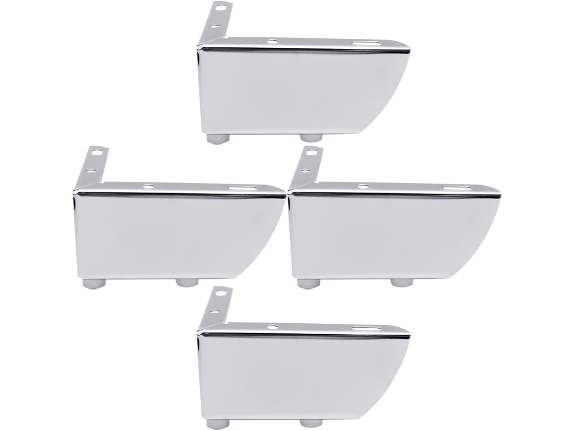 Soportes De 4 Piezas En Ángulo Recto Para Muebles, Ideales Para Armarios, Mesas De Centro Y Televisores.