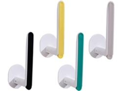 Juego De 4 Ganchos Pared Sin Taladro Para Toallas Y Albornoces, Organizador Multifuncional Baño Cocina.