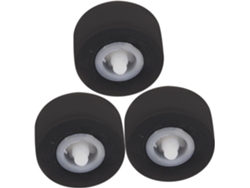 Rodillos de presión de goma para grabadoras de casete, accesorios para reproductores portátiles y amplificadores, eje de 13 x 6,5 x 2 mm Jortmrd