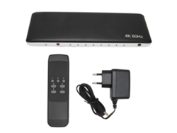 Conmutador De Matriz Hdmi 7 Entradas 1 Salida Selección De Señal Multipuerto