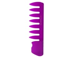 Peine De Dientes Anchos Para Barba Aceite Peine De Peinado Cabeza Posterior Pelo (morado)