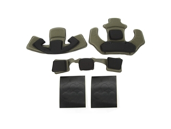 Jinwei-cojín De Casco Para Cabeza Protector Espuma De Memoria 2 Capas Kit De Almohadillas Para Wendy Od Green