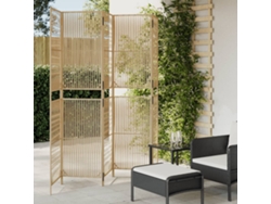 Biombo de 5 paneles de ratán beige Wsd631697 Lovely Home