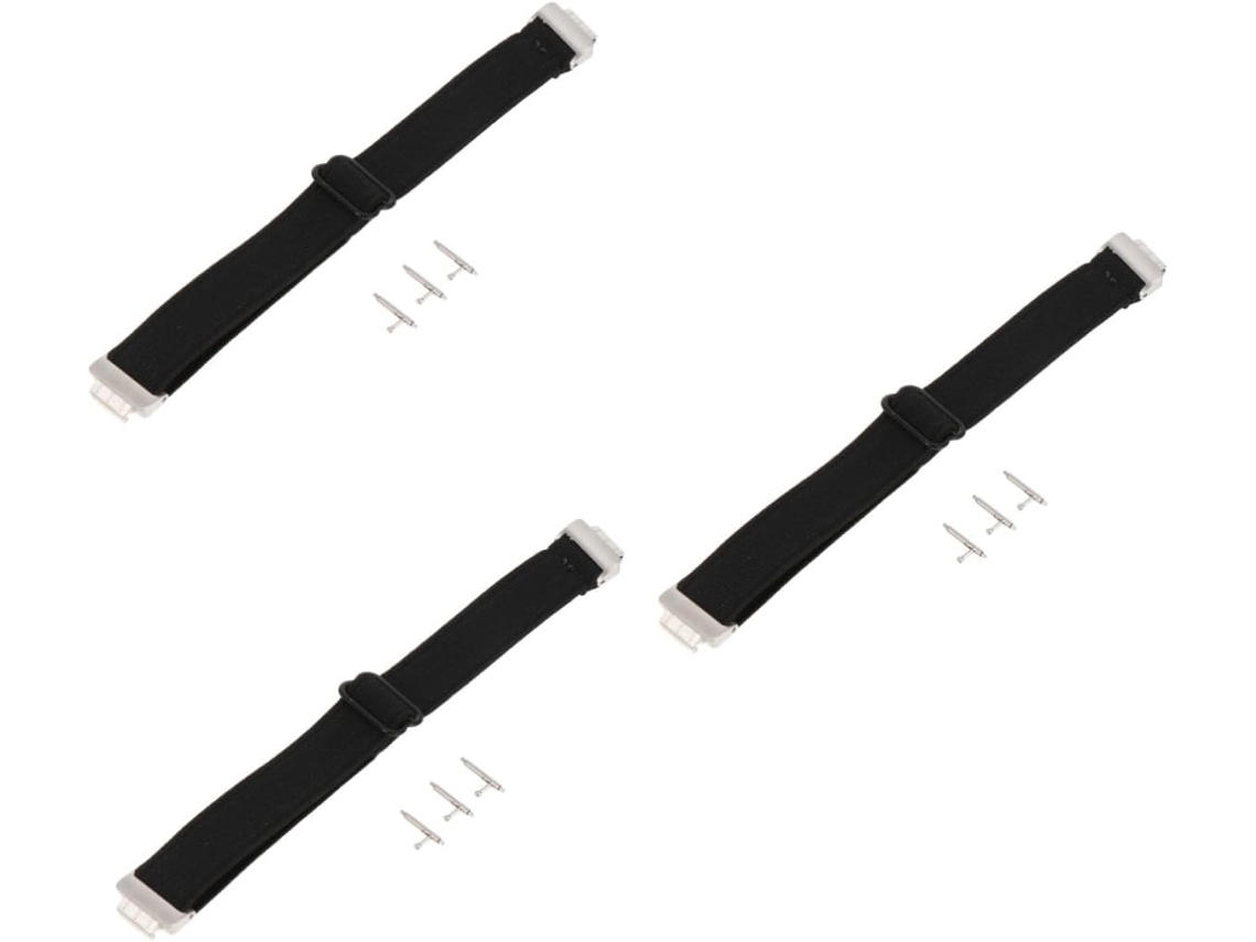 2 correas elásticas de nailon suave para reloj de hombre