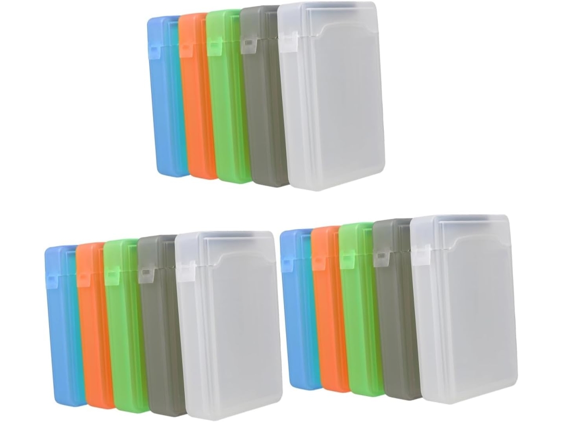 15pièces Boîte De Para Discos Durs Étuis Plástico Rangement Portátil Y Antichoc Stockage Sécurisé