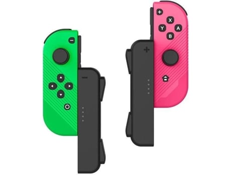Mando Nintendo Switch SLINK00426-3 Verde y Rosa (Inalámbrico)