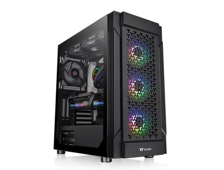 Caja PC THERMALTAKE Versa T27 Tg Argb Midi Tower Negro