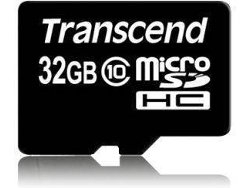 Tarjeta de Memoria MicroSDHC TRANSCEND microSDHC 32GB