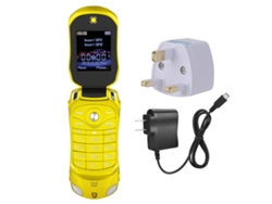 Teléfono Móvil Con Teclado Flip En Forma De Coche Ferrari Gsm Celular Para Estudiantes Color Amarillo