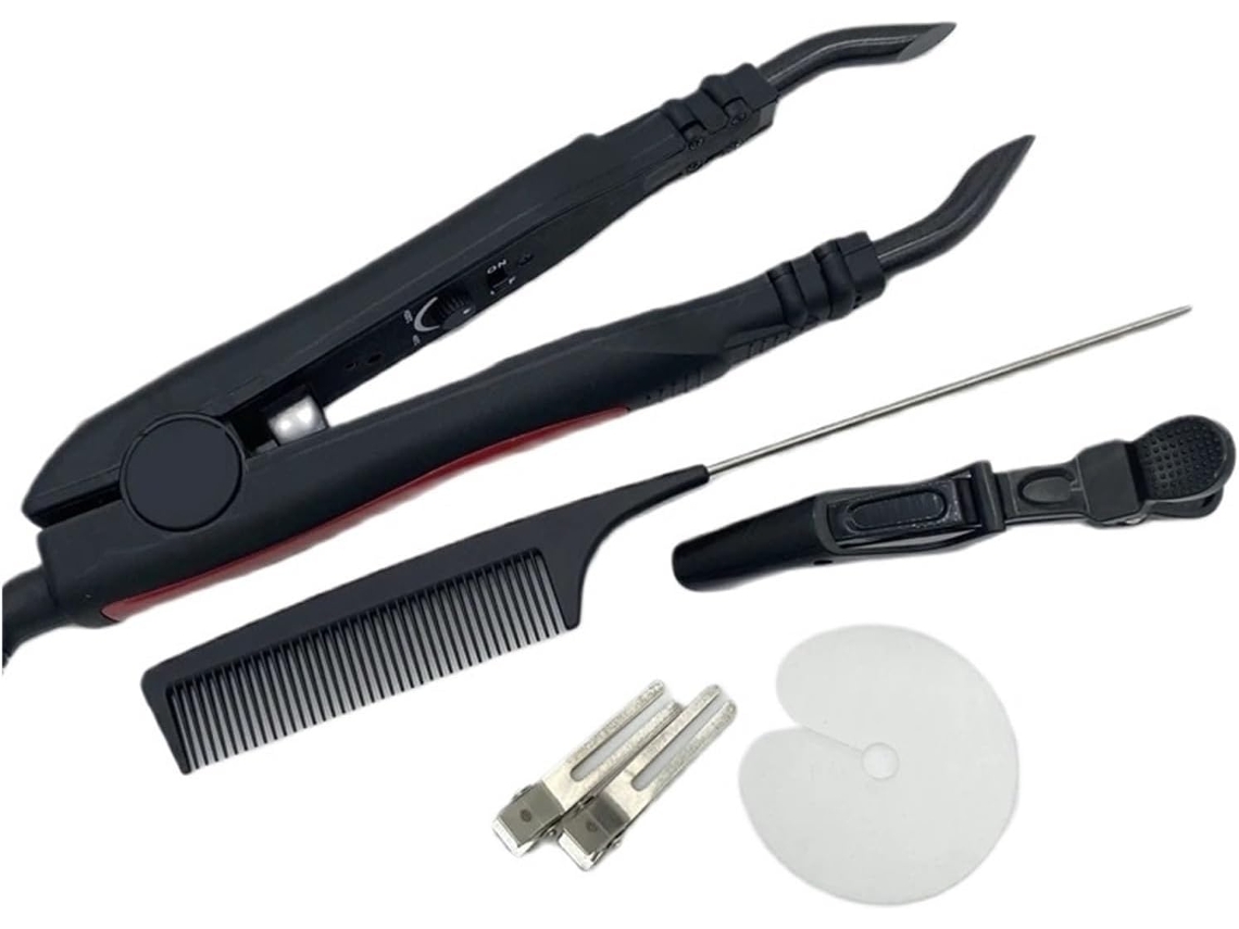 Plancha De Fusión Para Extensiones De Cabello Con Conector Térmico, Control De Temperatura, Ahorro De Tiempo Y Eficiencia.