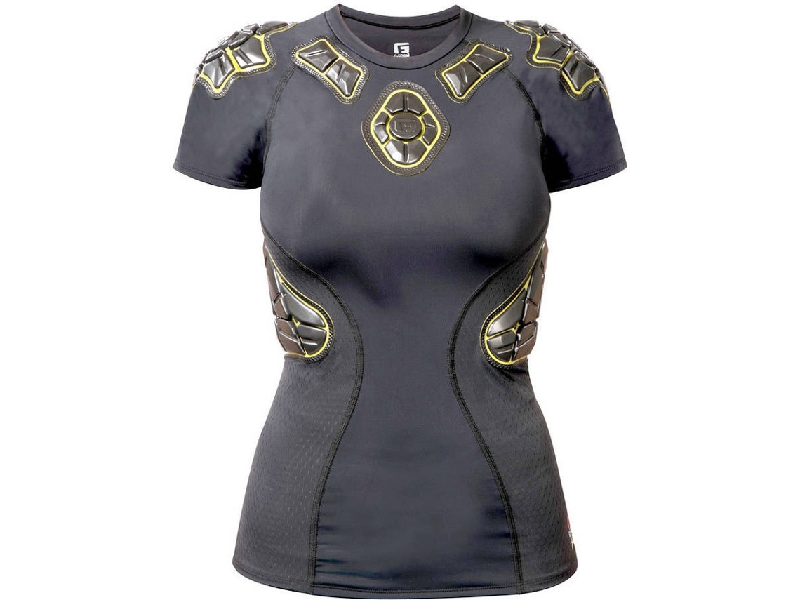 Camiseta para Mujer G-FORM Pro-X Negro para Fitness (M)