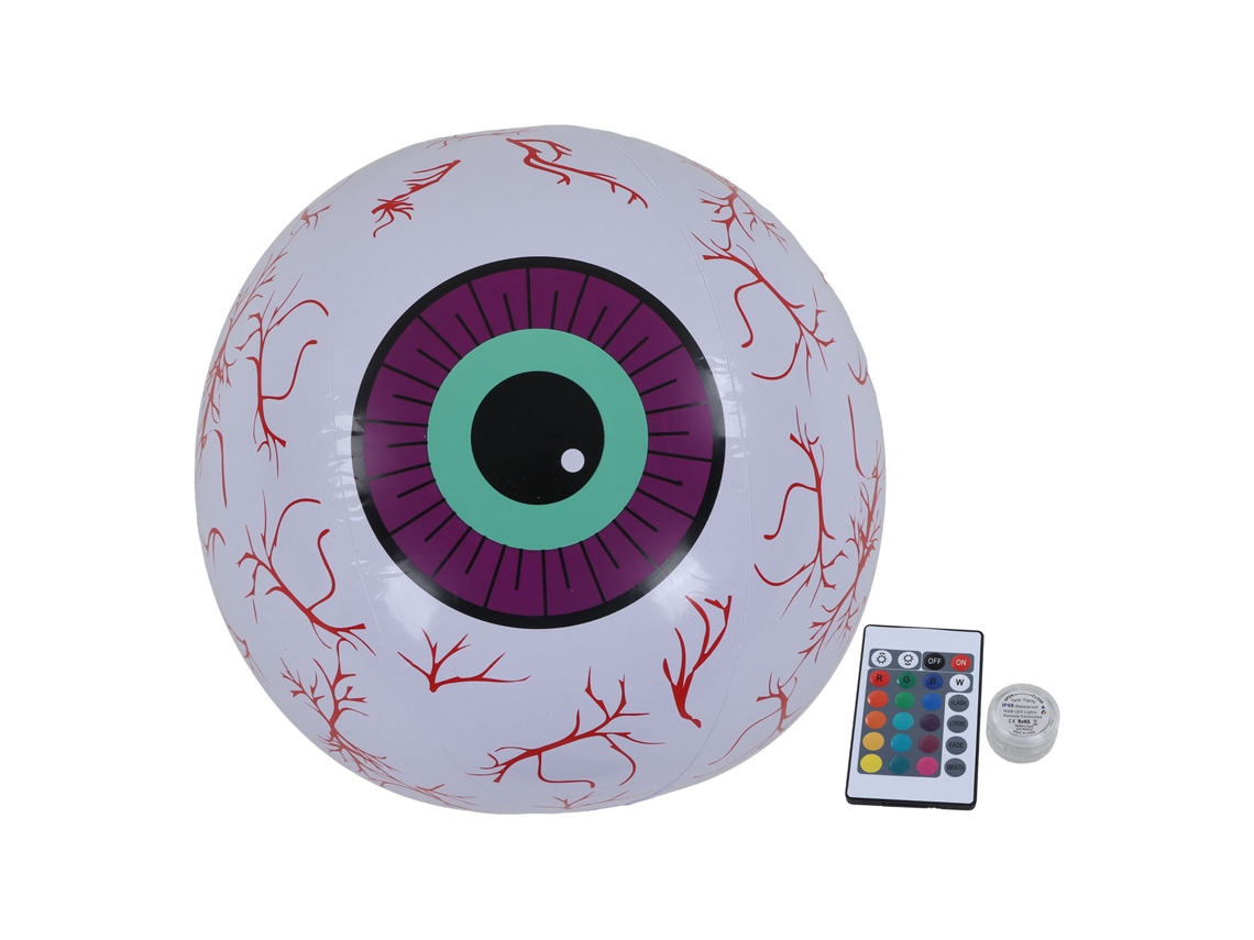 2026-adorno Hinchable De Ojo Led Para Halloween De Pvc, Jardín Exterior Con Control Remoto, Ojo Morado