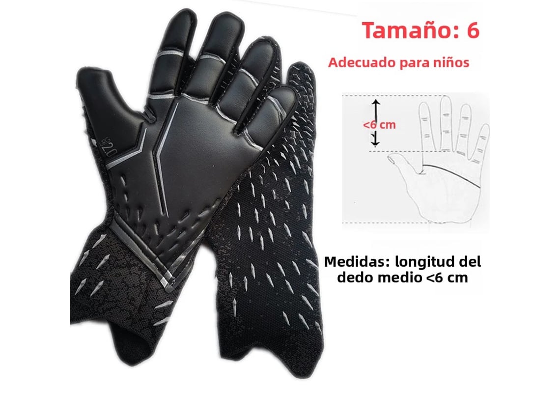 Guantes de portero profesionales con protección reforzada MDUG (6 cm)