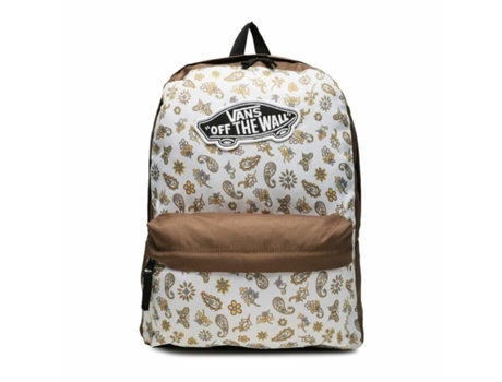 Mochila Escolar VANS VN0A3UI6CDM1 (Blanco - 100 % poliéster)