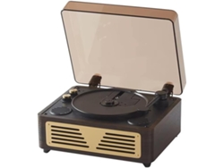 Reproductor De Cd Retro Bluetooth 5.0 Audio Estéreo Hifi Altavoz Portátil De Mesa Para El Hogar A