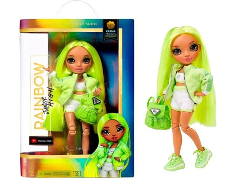Muñeco RAINBOW HIGH Junior High S2 Karma Nichols (Edad Mínima Recomendada: 4años)