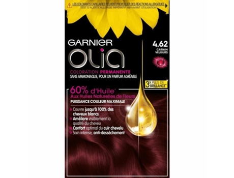 Tinte sin Amoniaco Garnier Olia Nº 4.62 Rojo