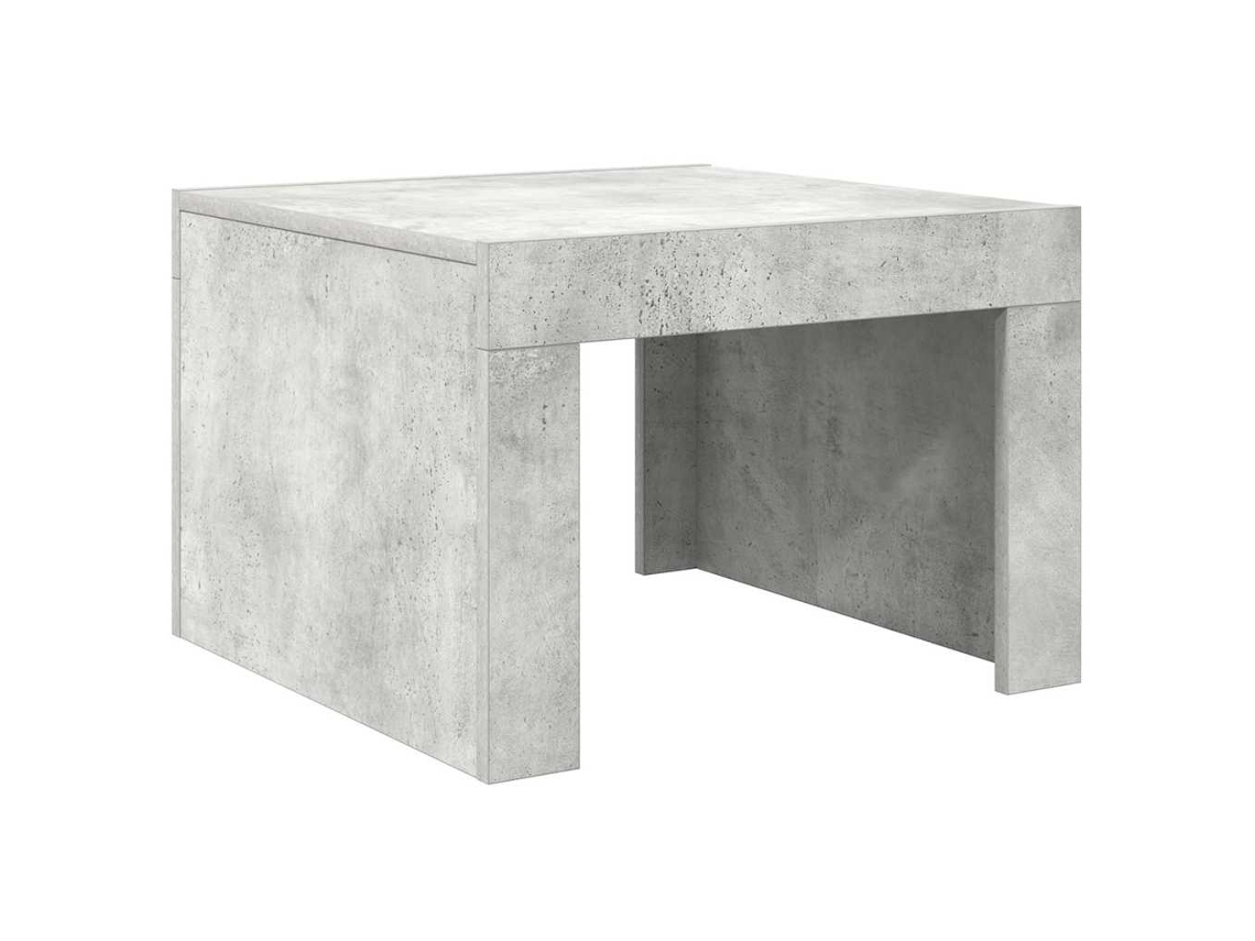 Mesa de centro Sonoma MAISON EXCLUSIVE de madera gris (50 x 50 x 35 cm)
