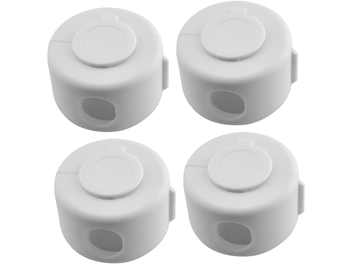 1 Juego De Fundas Para Puertas, Protección Segura, Manijas Fáciles De Instalar, Compatible Con La Mayoría De Puertas Esféricas.