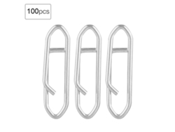 100 Clips De Seguridad De Acero Inoxidable Para Pesca Con Terminal De Bloqueo, Accesorio Para Línea L