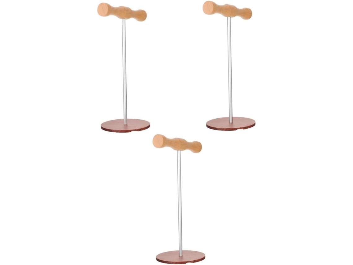 Soporte Para Monitor Con Estante De Almacenamiento Para Auriculares De 3 Piezas