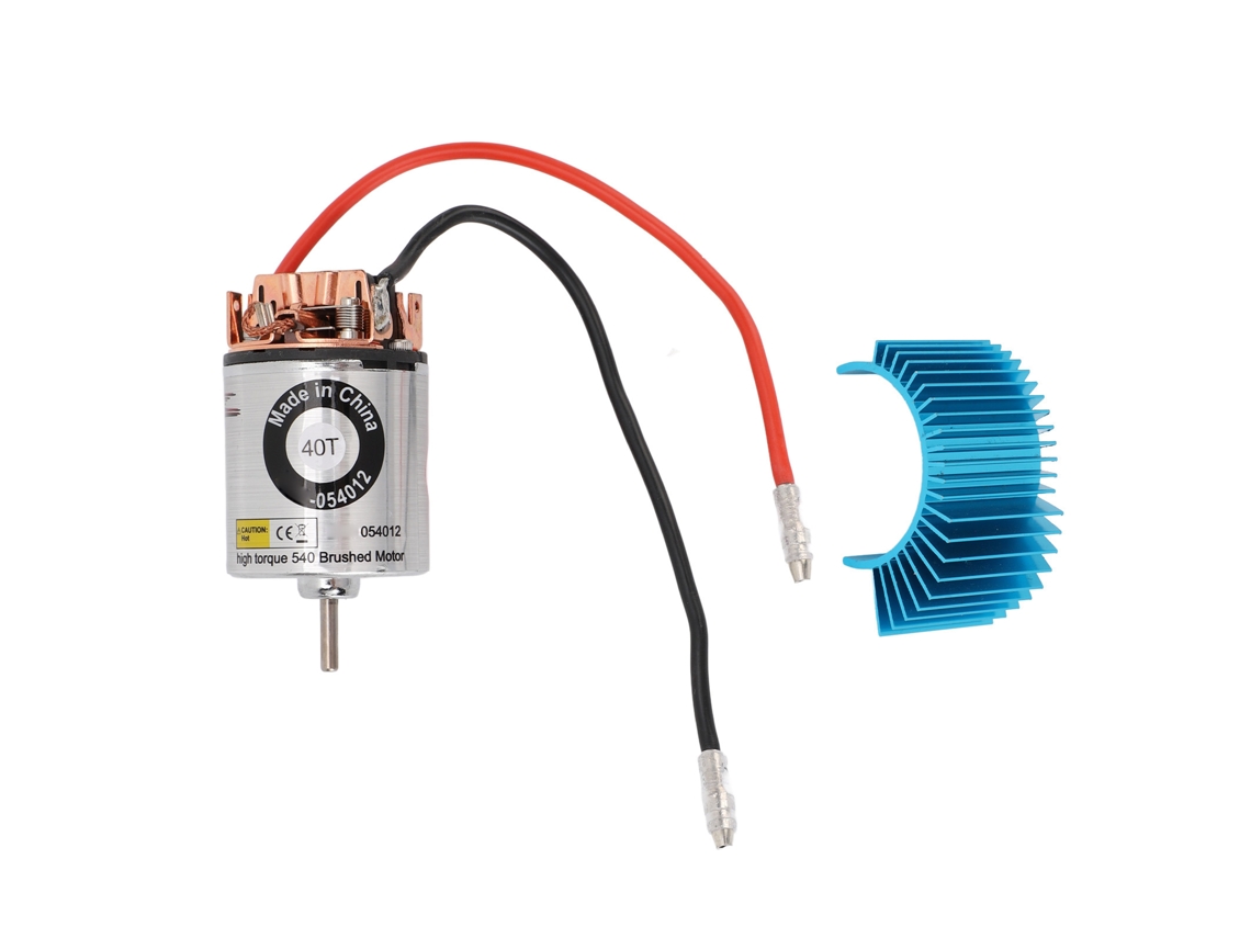 Motor Rc 540 Con Escobillas, Carcasa Impermeable De Acero Inoxidable, Alto Par Motor, Para Coche Rc A Escala 1/10, 40t