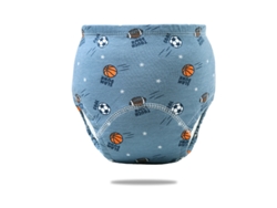 Pañales lavables para bebé, calzoncillos de entrenamiento, talla 110, color baloncesto (apto para gatos de 25 a 40 años)
