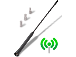 Antena universal para coche, 28 cm, para radio DAB/FM, alta calidad, sin marca.