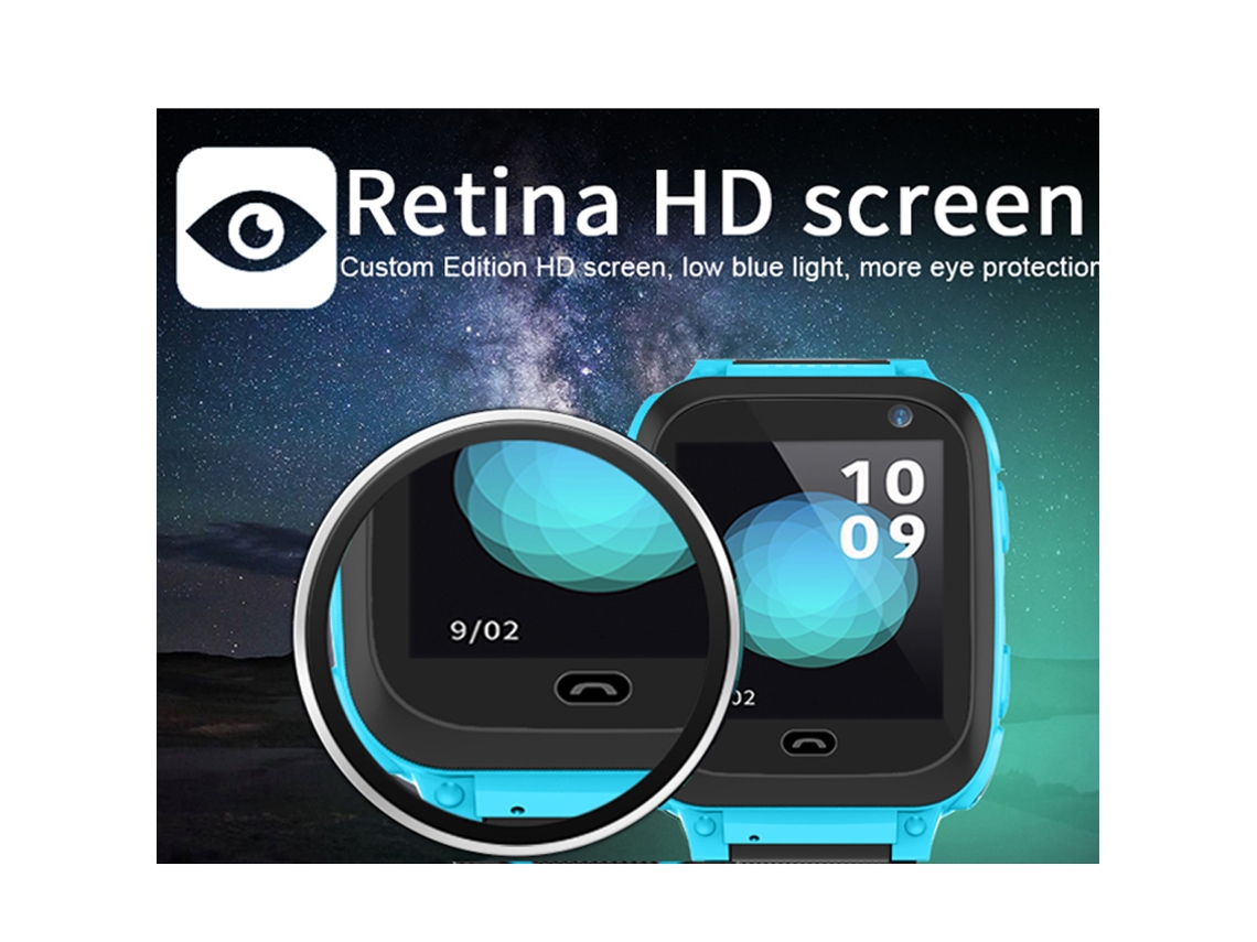 Reloj Inteligente De Teléfono Para Niños Con Llamada Sos, Resistente Al Agua Y Pantalla Táctil