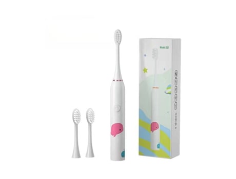 Cepillo de dientes eléctrico XM Sonic con temporizador inteligente y cerdas suaves para niños de 3 a 12 años