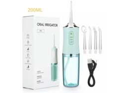 DIGITALLAB Irrigador Bucal Portatil Chorro De Agua Dental 200Ml Ipx7 Azul