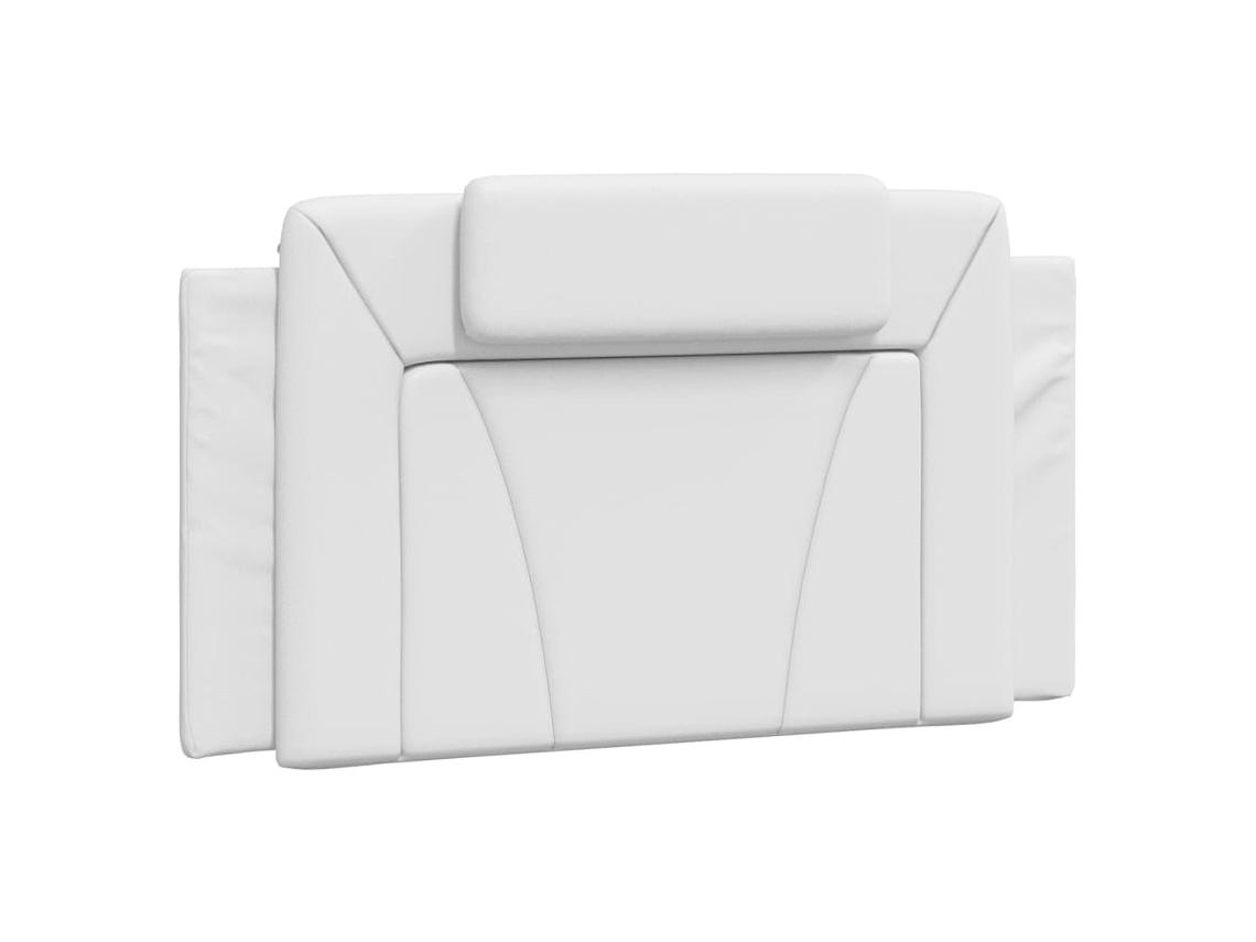 Maison Exclusive - Cojín Para Cabecero Viana Blanco, 100 Cm, Piel Sintética