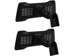 Juego De 2 Soportes Negros Para Espejos Retrovisores Con Cámara De Salpicadero