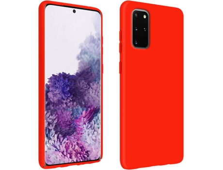 Carcasa Samsung Galaxy S20 Plus AVIZAR Semirrígida Mate Rojo