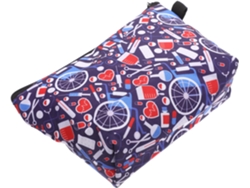 Neceser De Viaje De 2 Piezas, Neceser Estampado, Práctico Estuche De Almacenamiento.