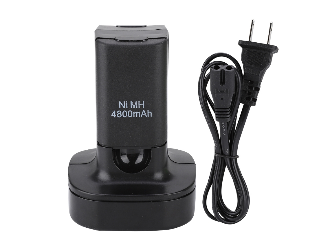 Batería Recargable De 4800 Mah Y 3,7 V Con Cable De Carga Para Mando De Xbox 360 Slim.