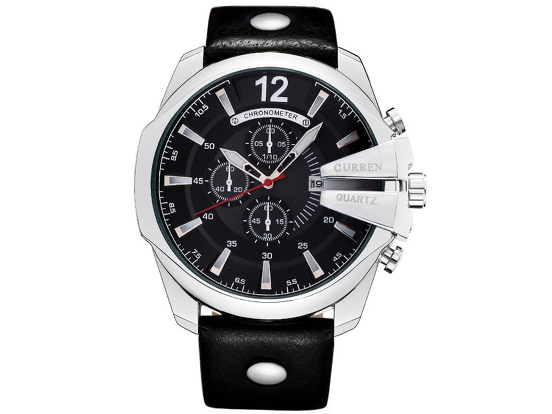 Reloj De Negocios Para Hombre, Reloj De Cuarzo Informal Con Correa De Cuero, Reloj De Pulsera Para Hombre