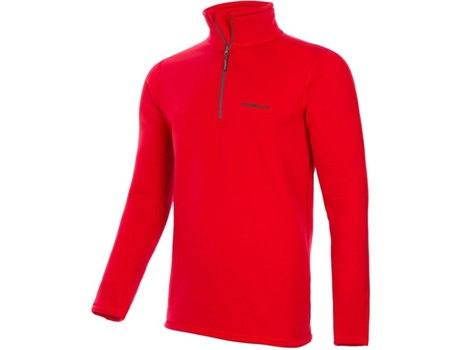 Abrigo Polar para Hombre TRANGOWORLD Pullover Arpan 23 Rojo para Montaña (XL)